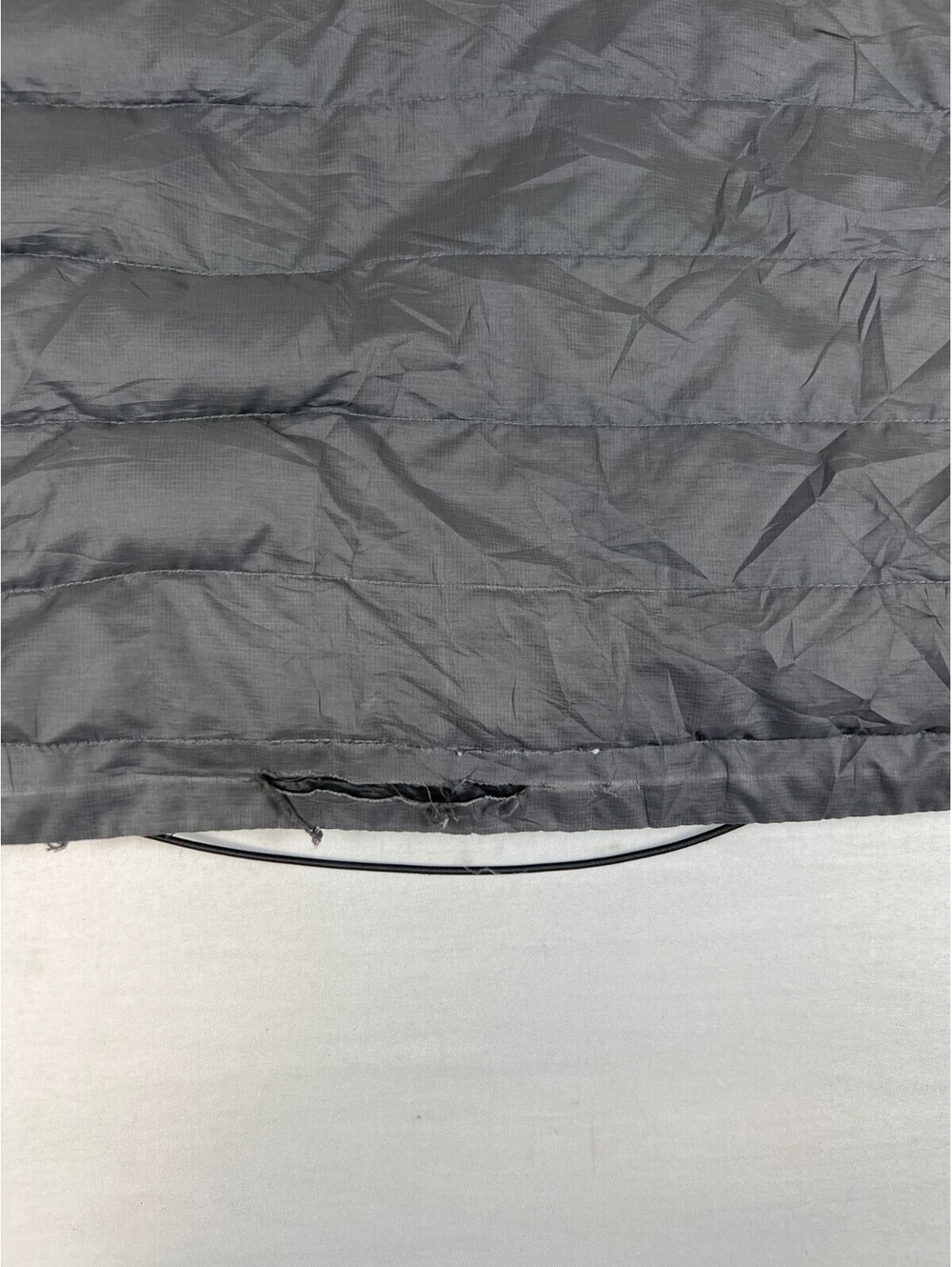 Patagonia Men XS Down Jacket Grey Full Zip Puffer Outerwear Warm Lightweight - Picture 11 of 14